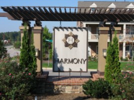 Entrance to Harmony Subdivision Cary, North Carolina