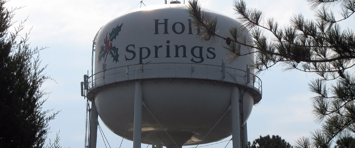 holly springs water tower